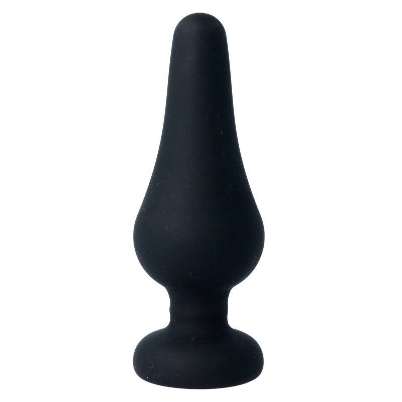 INTENSE - PLUG ANAL PIPO L SILICONA NEGRO 13 CM