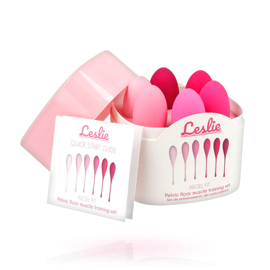 LESLIE - KEGEL FIT PELVIC FLOOR MUSCLE TRAINING SET 6 PCS