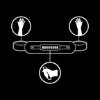 FETISH SUBMISSIVE - MANETTE CON RIVESTIMENTO IN NEOPRENE CON MANIGLIA