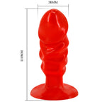 BAILE - PLUG ANALE UNISEX CON VENTOSA ROSSO