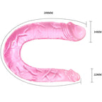 BAILE - DOBLE DILDO ROSA