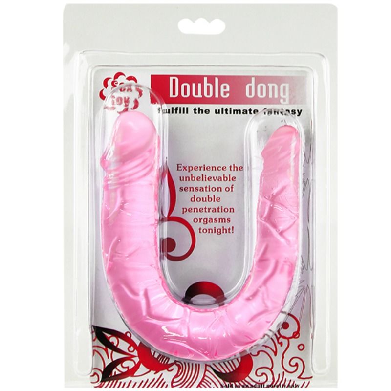BAILE - DOBLE DILDO ROSA