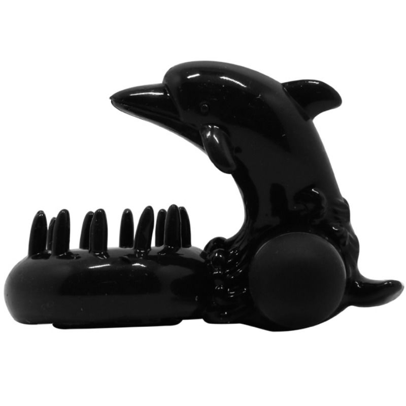BAILE - ANELLO MORBIDO CON STIMOLATORE CLITORIDEO DOLPHIN