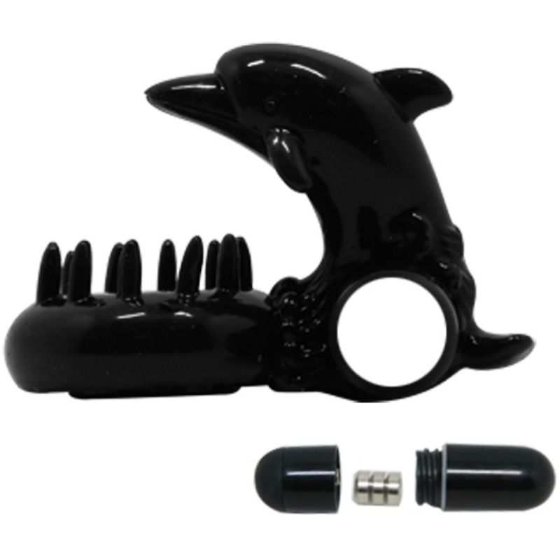BAILE - ANELLO MORBIDO CON STIMOLATORE CLITORIDEO DOLPHIN