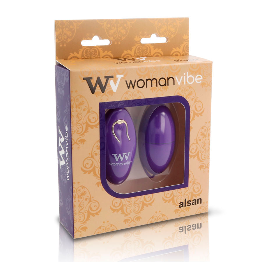WOMANVIBE - ALSAN UOVO TELECOMANDATO IN SILICONE VIOLA