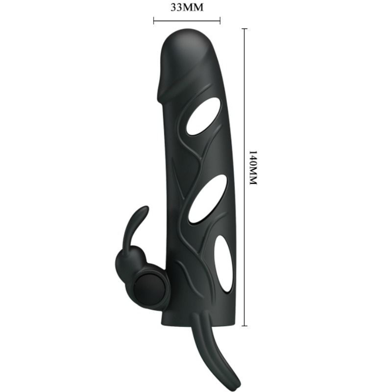 PRETTY LOVE - GUAINA IN SILICONE CON VIBRAZIONE 14 CM 2.0