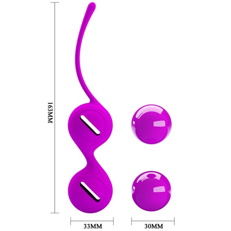 PRETTY LOVE - BOLAS ORGÁSMICAS KEGEL SERRER LILA