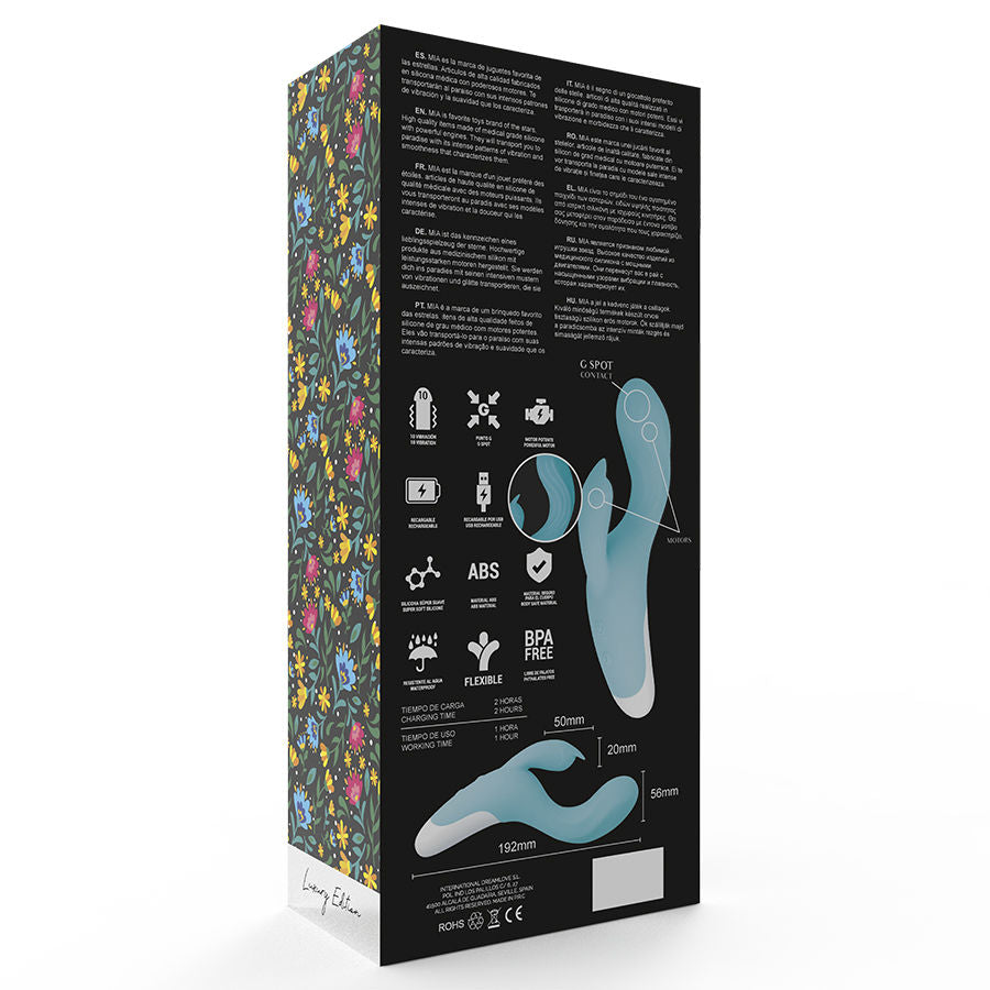 MIA - VIBRATORE DRESDA BLU TURCHESE