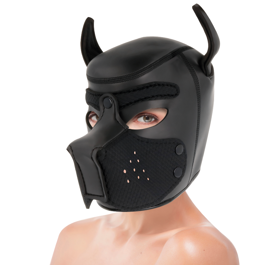 DARKNESS - BOZAL PARA PERRO DE NEOPRENO CON HOCICO DESMONTABLE M