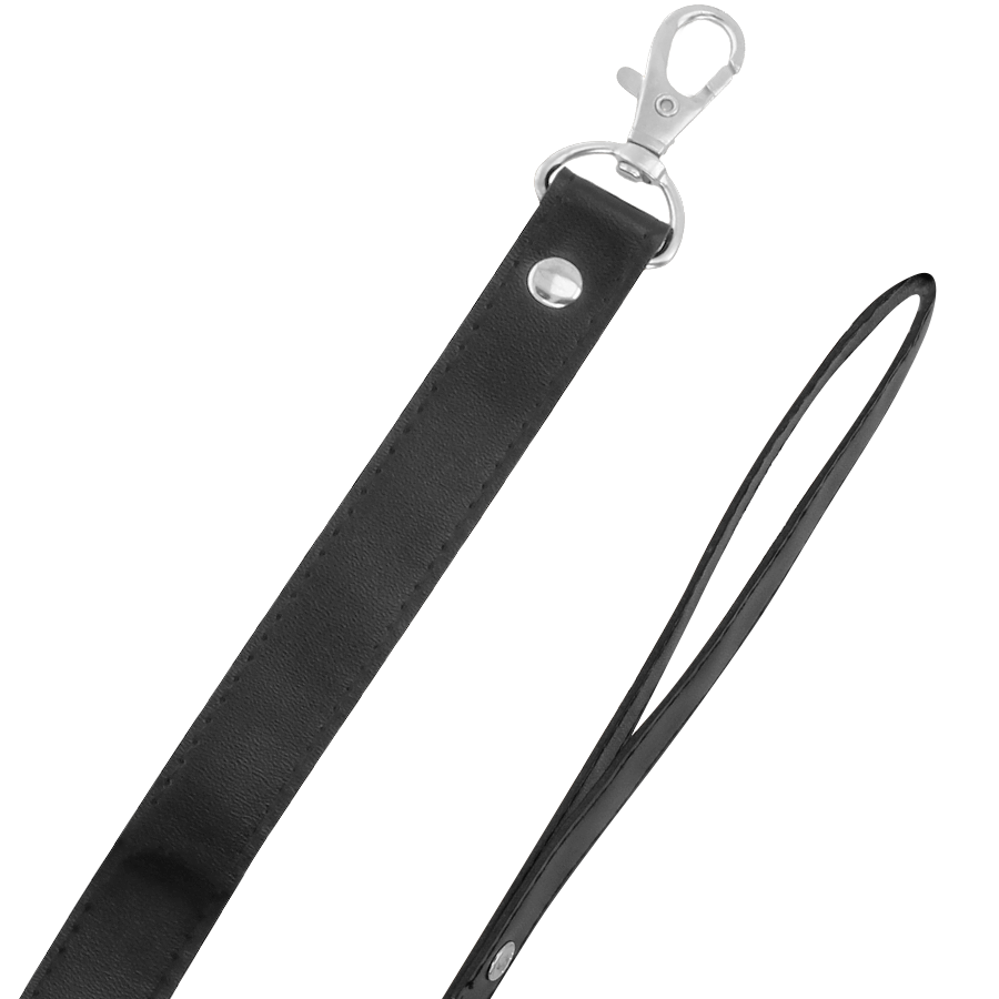 DARKNESS - COLLARE POSTURALE CON CATENA IN PELLE