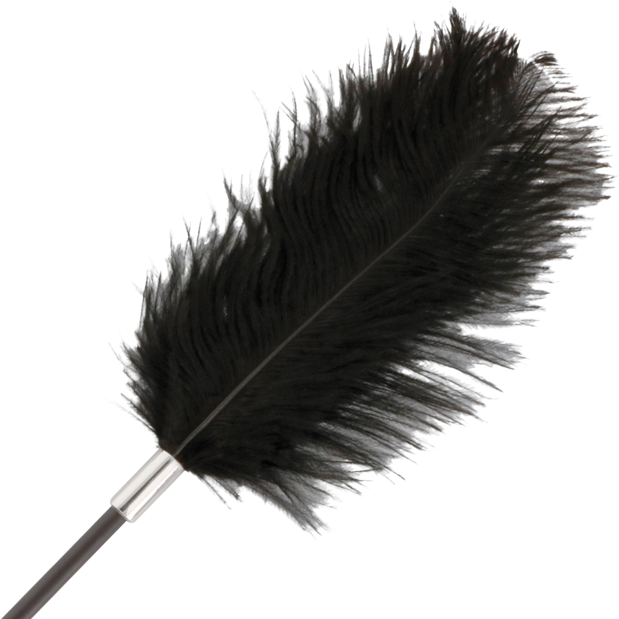 DARKNESS - FOUET PLUME D'AMOUR NOIR 56 CM