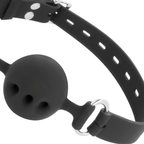 DARKNESS - BASTONE IN SILICONE TRASPIRANTE NERO