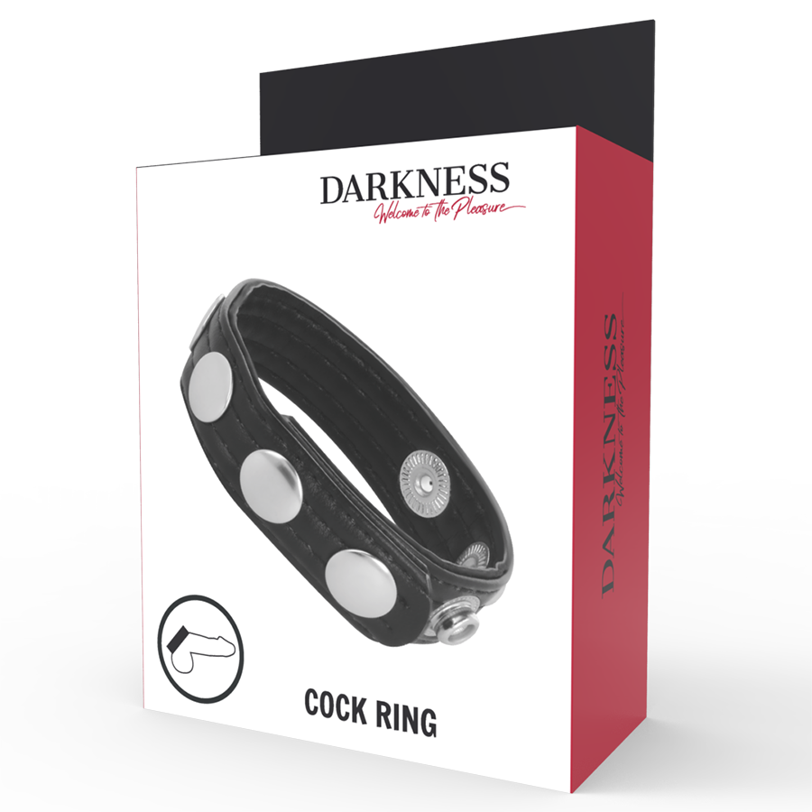 DARKNESS - LEATHER COCK RING
