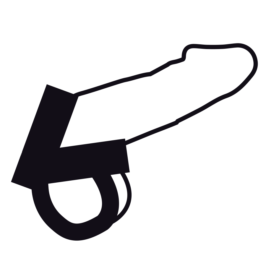 DARKNESS - ANILLO CUTÁNEO PARA PENE Y TESTÍCULOS