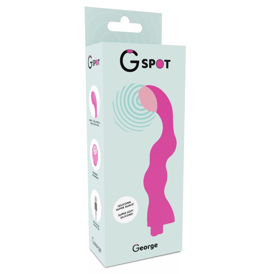 G-SPOT - VIBRADOR G-SPOT GEORGE DE GOMA ROSA