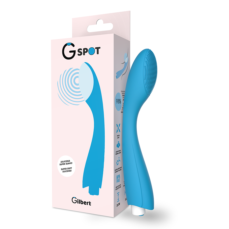 G-SPOT - VIBRATORE GYLBERT TURCHESE BLU G-SPOT
