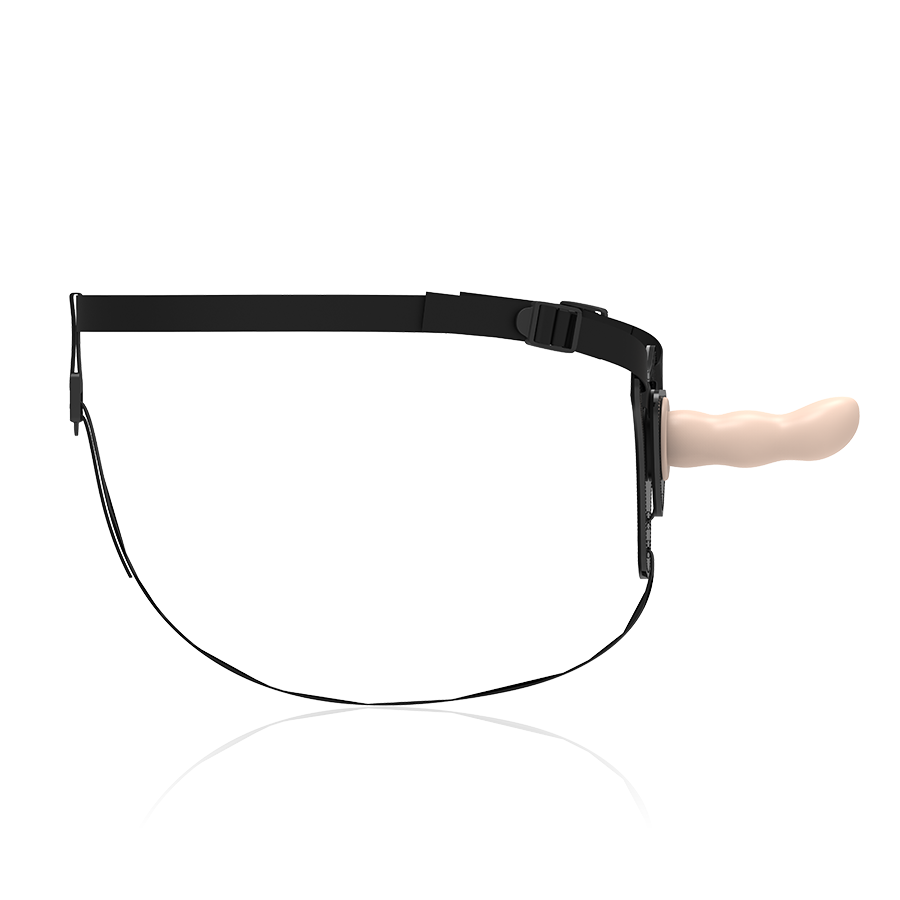 FETISH SUBMISSIVE HARNESS - SILICONE FLESH G-SPOT 12.5 CM