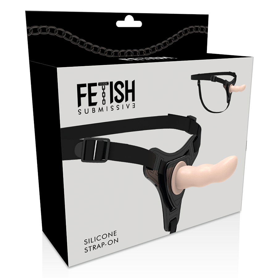 FETISH SUBMISSIVE HARNESS - SILICONE FLESH G-SPOT 12.5 CM