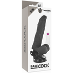 BASECOCK - ARTICULATED VIBRATOR REMOTE CONTROL BLACK 21 CM -O- 5 CM