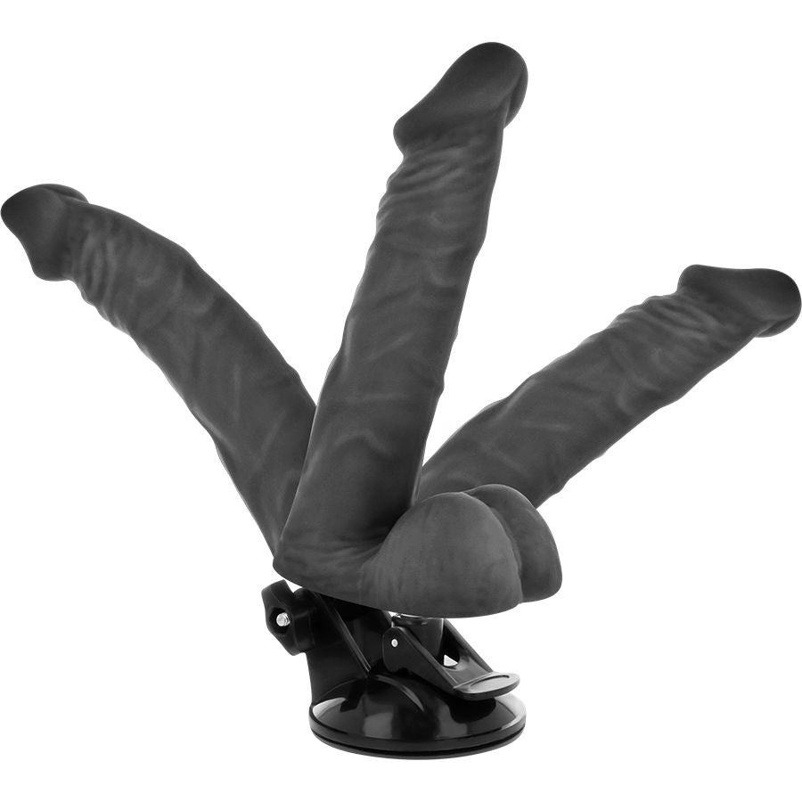 BASECOCK - VIBRATORE ARTICOLATO TELECOMANDATO NERO 20 CM -O- 4,5 CM