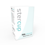 STERCUP - VERA MESTRUALE IN SILICONE FDA ROSA - TAGLIA L