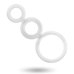 ADDICTED TOYS - TRANSPARENT COCK RING SET