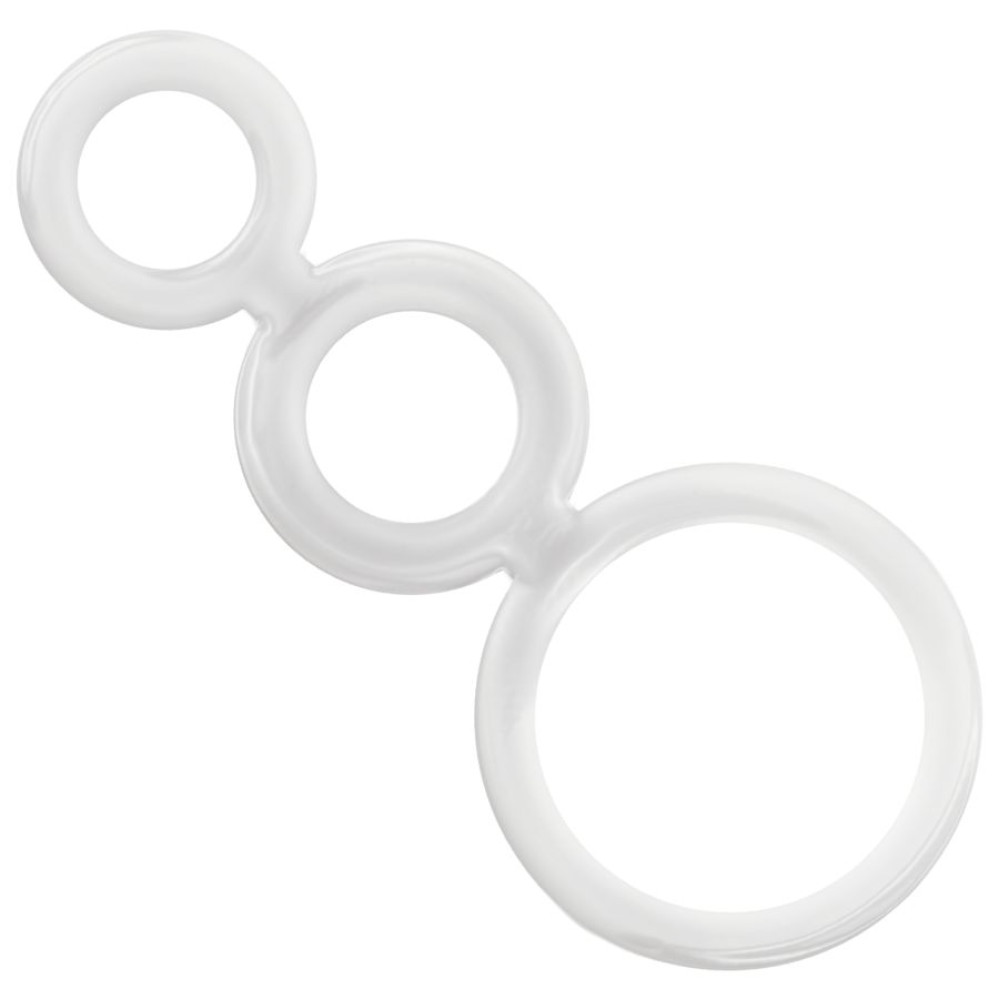 ADDICTED TOYS - TRANSPARENT COCK RING SET