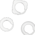 ADDICTED TOYS - SET DI ANELLI A C TRASPARENTI
