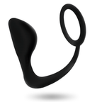 ADDICTED TOYS - PLUG ANALE CON ANELLO PENIENO NERO