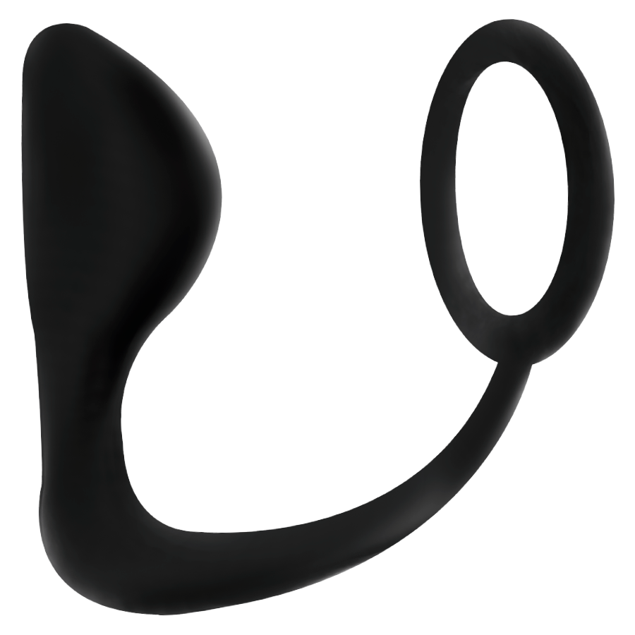 ADDICTED TOYS - PLUG ANALE CON ANELLO PENIENO NERO