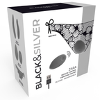 BLACK&SILVER - ZARA ESTIMULADOR A CONTROL REMOTO CON BRAGUITAS GRATIS