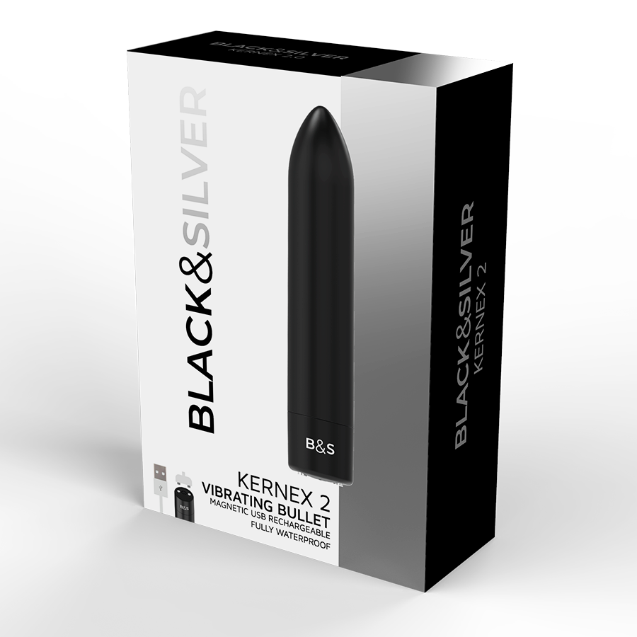 BLACK&SILVER - SFERA VIBRANTE MAGNETICA NERA KERNEX 2