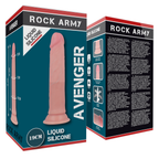 ROCKARMY - LÍQUIDO DE SILICONA PREMIUM AVENGER REALISTIC 19 CM -Ø- 3.98 CM
