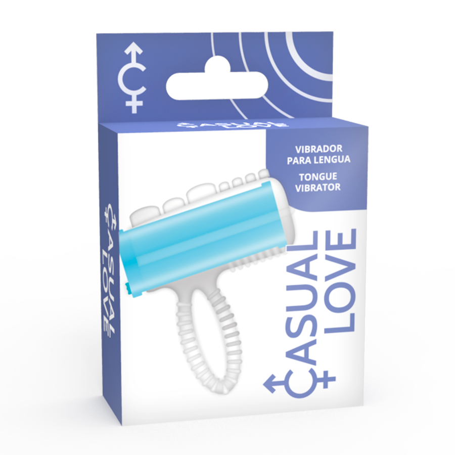CASUAL LOVE - ANELLO VIBRANTE PER LINGUA BLU