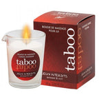 RUF - CANDELA DA MASSAGGIO TABOU POUR LUI JEUX INTERDITS AROMA LICHEN SAUVAGE