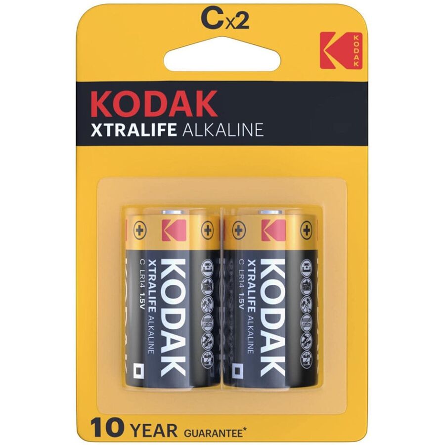 KODAK - PILE ALCALINE XTRALIFE CX 2 UNITÀ