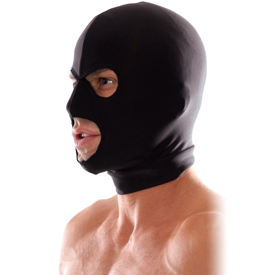 FETISH FANTASY SERIES - CAPPUCCIO A 3 FORI IN SPANDEX