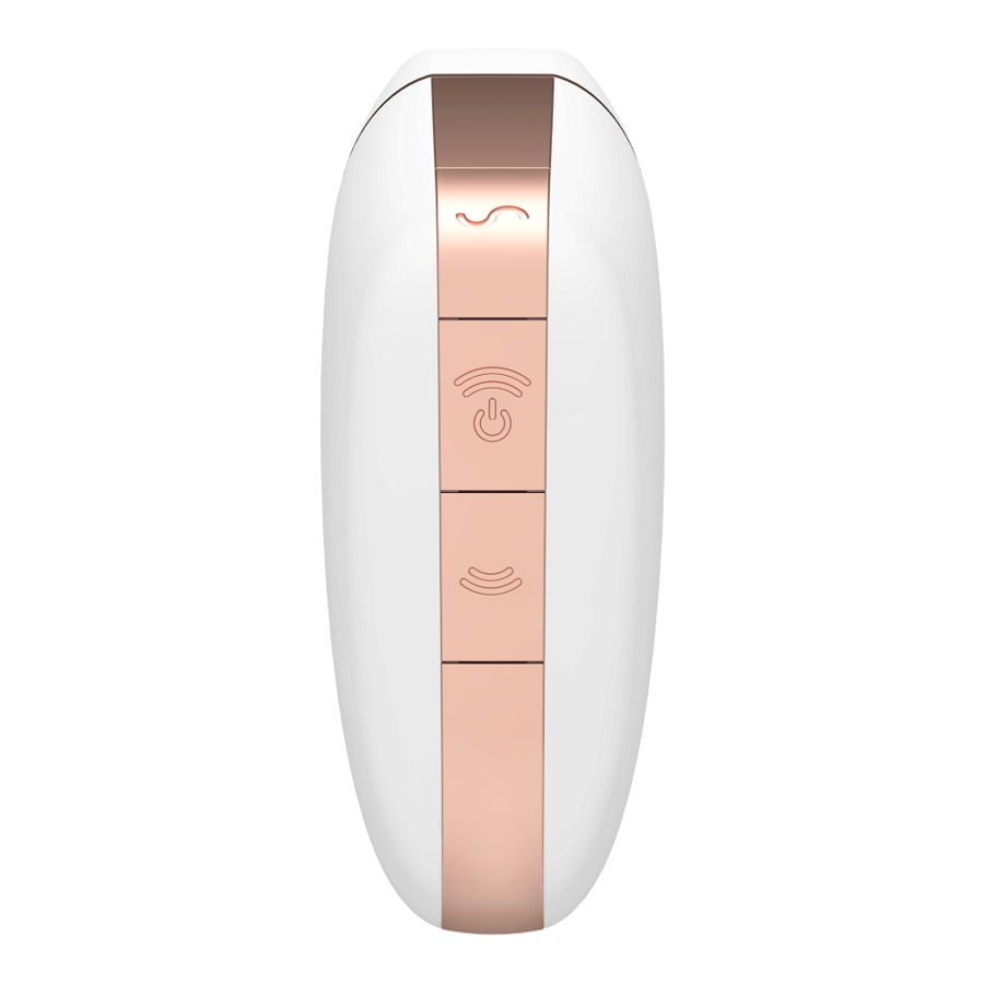 SATISFYER - ESTIMULADOR Y VIBRADOR AIR LOVE TRIANGLE BLANCO