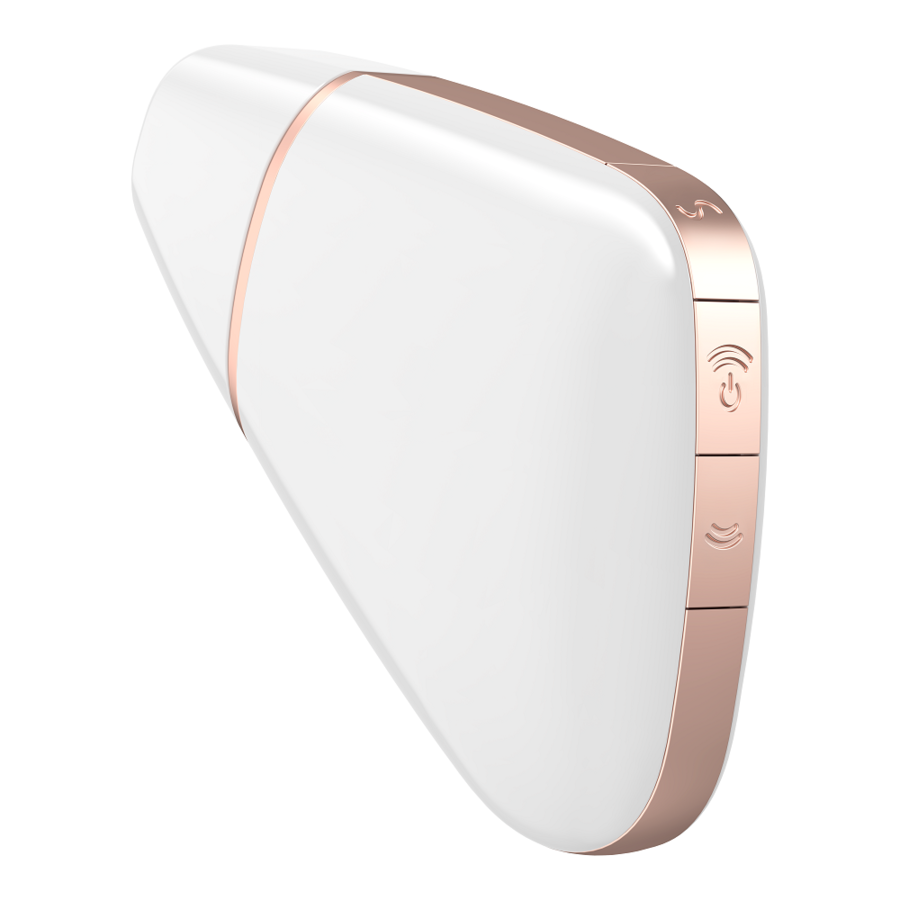 SATISFYER - ESTIMULADOR Y VIBRADOR AIR LOVE TRIANGLE BLANCO