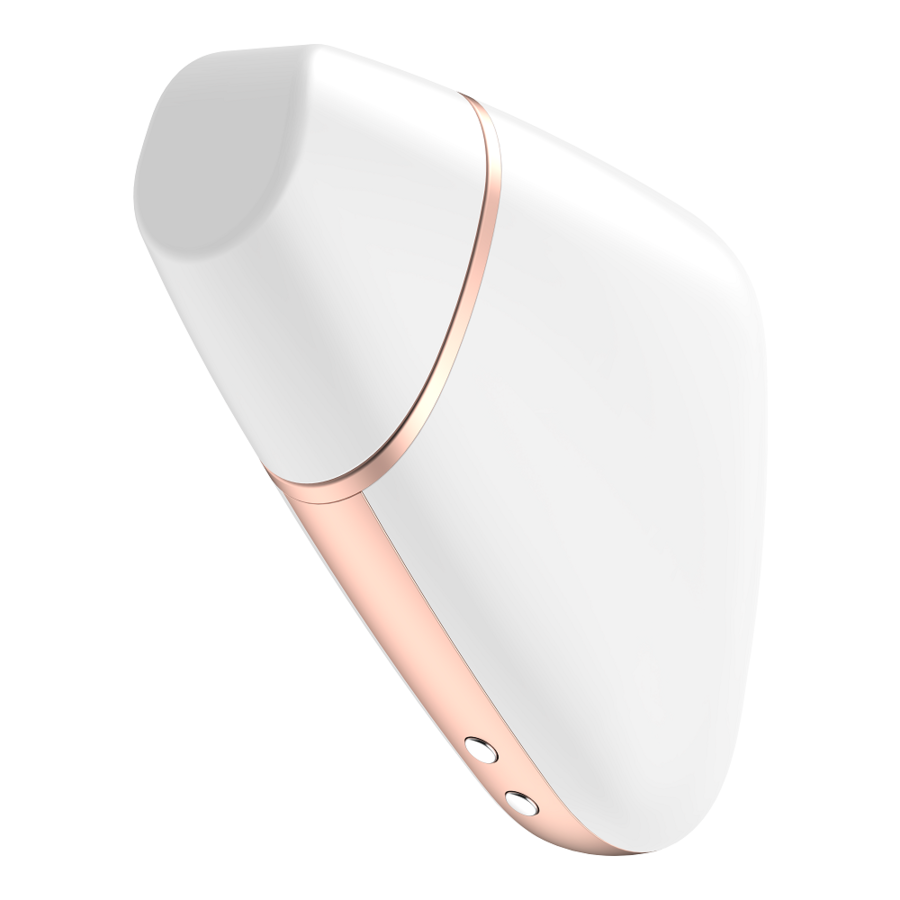 SATISFYER - ESTIMULADOR Y VIBRADOR AIR LOVE TRIANGLE BLANCO