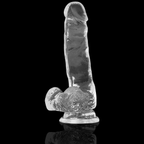X RAY - CLEAR MOUTH GAG WITH BALLS 18.5 CM -O- 3.8 CM