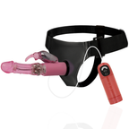 HARNESS ATTRACTION - IMBRACATURA DANIEL CON VIBRAZIONE E ROTAZIONE 18 CM -O- 3.5 CM