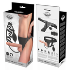 HARNESS ATTRACTION - HARNAIS PETER AVEC PÉNIS GONFLABLE 18 CM -O- 3.5 CM