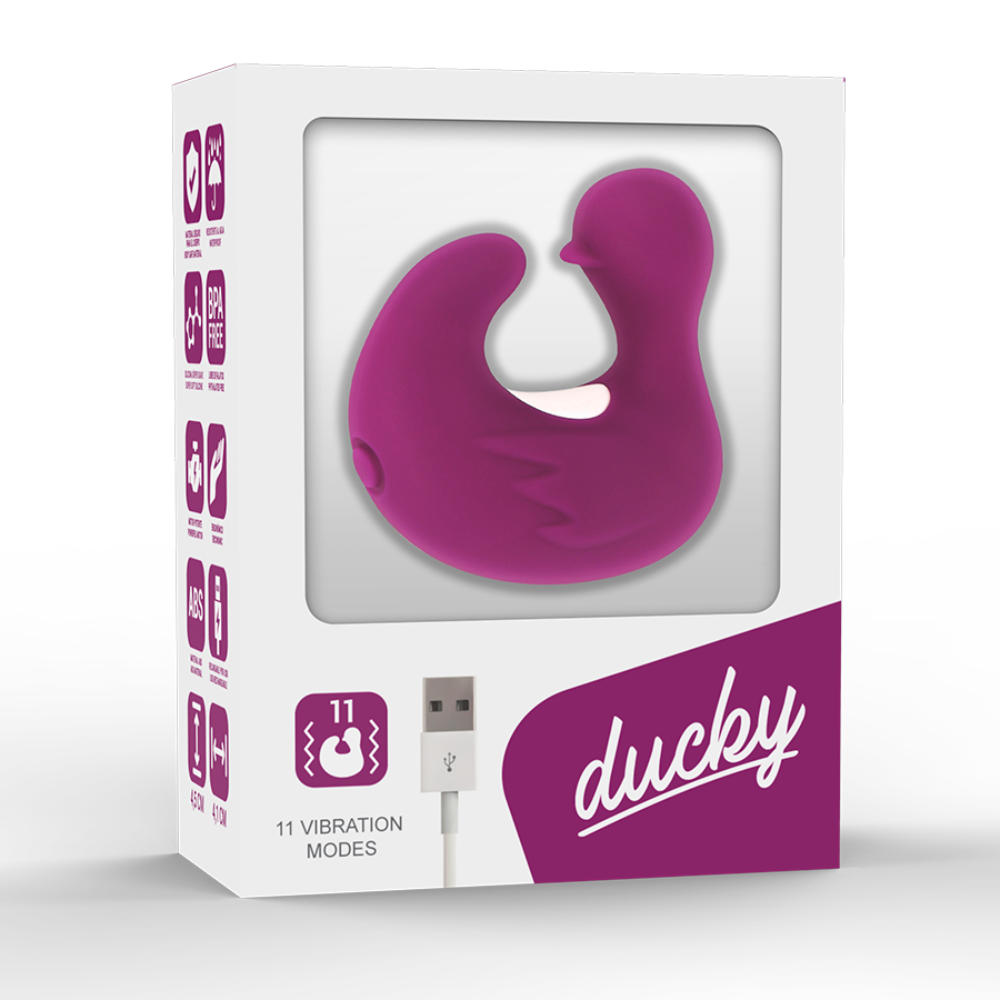 COVERME - DADO A FORMA DI PAPERA RICARICABILE IN SILICONE STIMOLANTE DUCKYMANIA