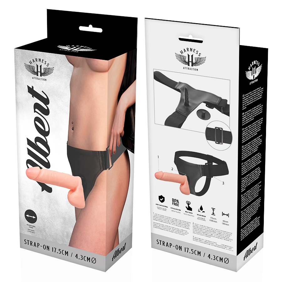 HARNESS ATTRACTION - HARNAIS ALBERT RÉALISTE 17.5 CM -O- 4.3 CM