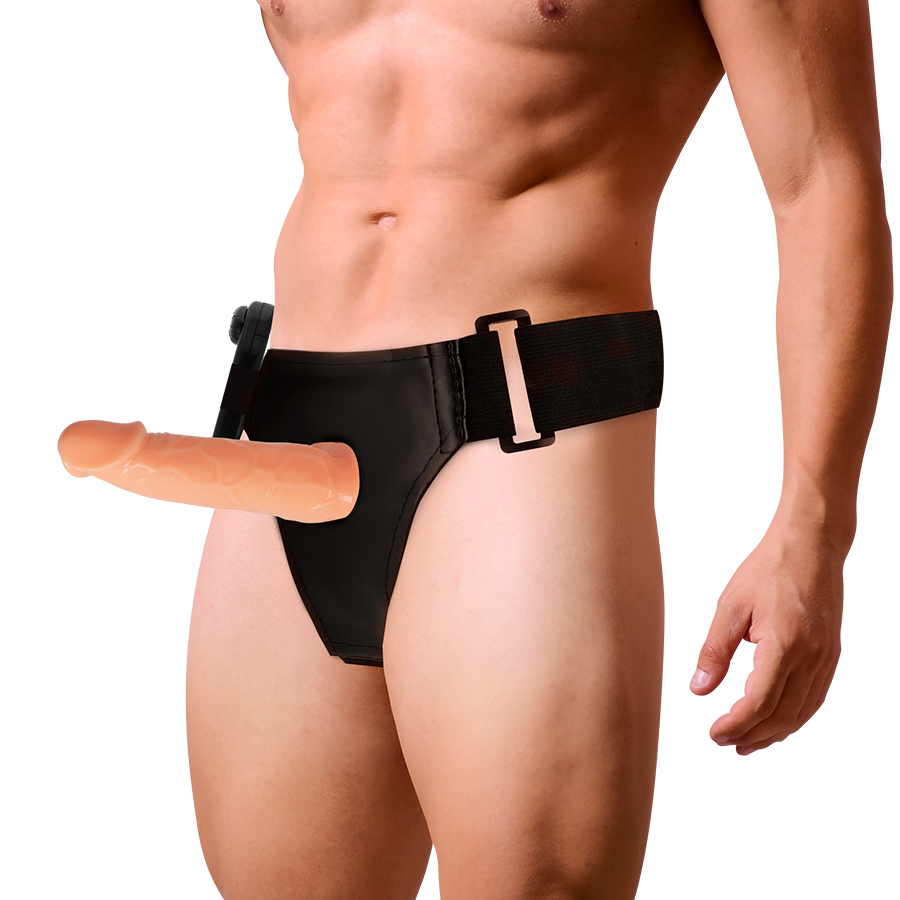 HARNESS ATTRACTION - WILLIAN HOLLOW HARNAIS AVEC VIBRATEUR 17 CM -O- 4.5 CM
