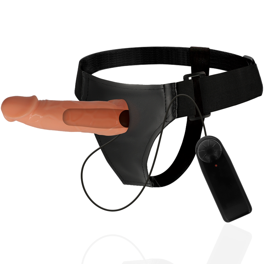 HARNESS ATTRACTION - WILLIAN HOLLOW HARNAIS AVEC VIBRATEUR 17 CM -O- 4.5 CM