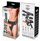 HARNESS ATTRACTION - WILLIAN HOLLOW HARNAIS AVEC VIBRATEUR 17 CM -O- 4.5 CM