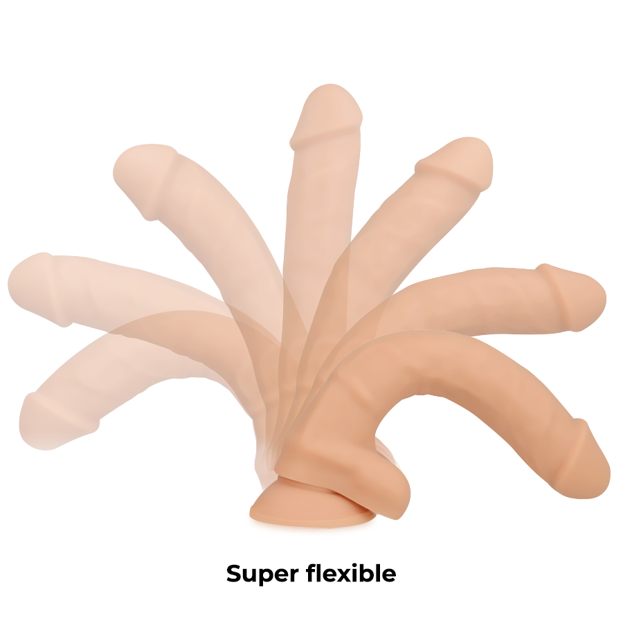 COCK MILLER - PENE ARTICULADO DE SILICONA DE 24 CM DE DENSIDAD