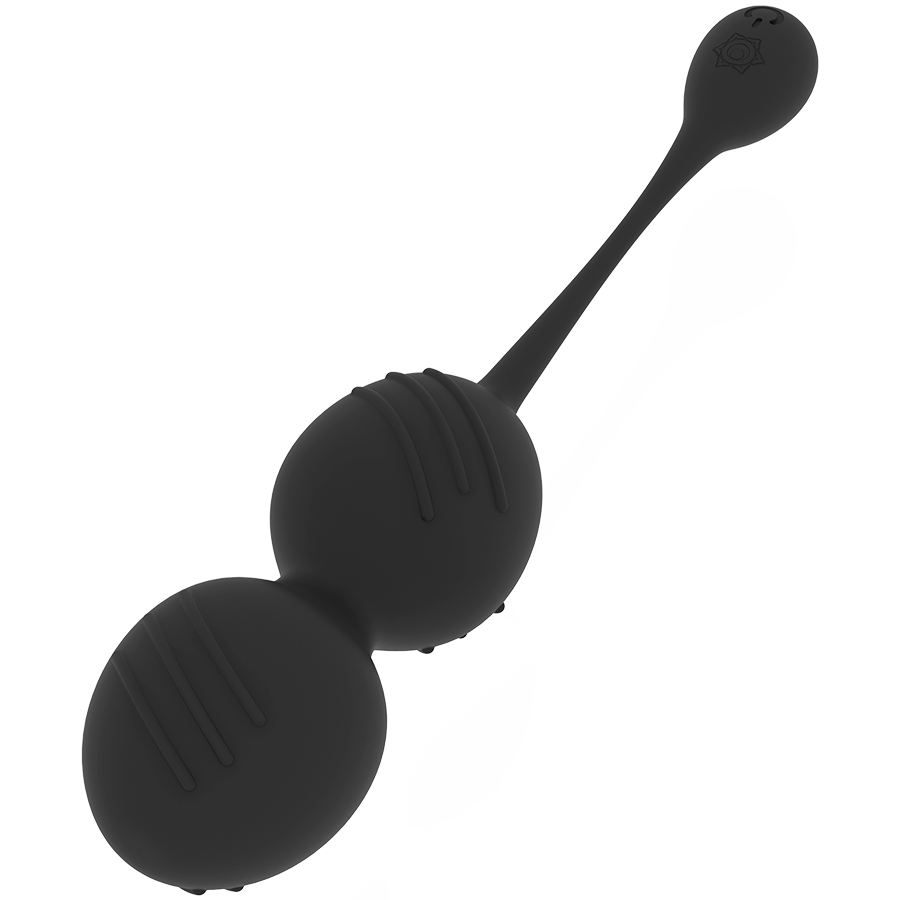 RITHUAL - NISHA BLACK RECHARGEABLE VIBRATING KEGEL BALLS
